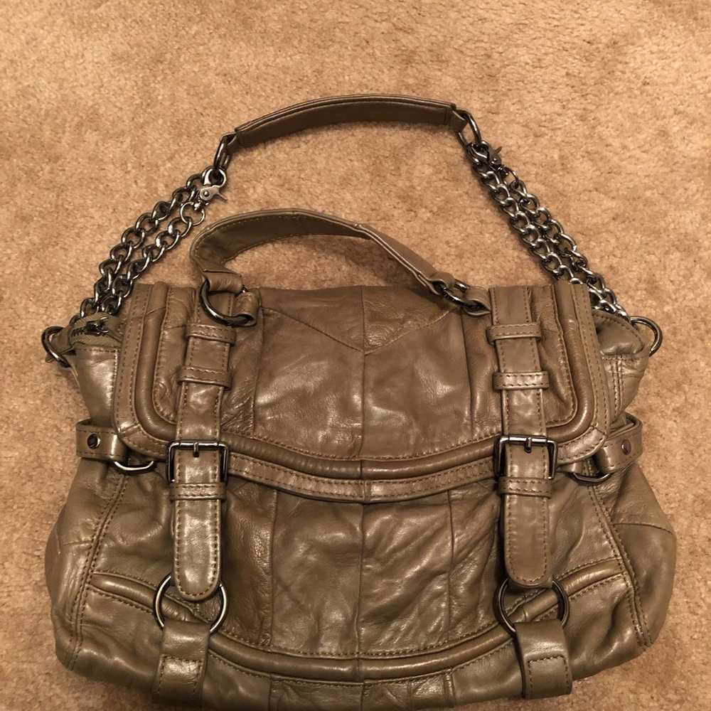 Verde calf leather handbag/crossbody